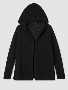 Eileen Fisher hooded cardigan. Size small.